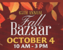 65th Annual Fall Bazaar
